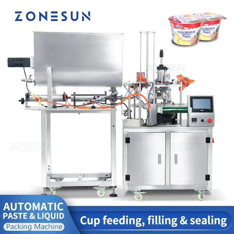 Sauce Dipping Cup - ZONESUN Automatische Cup Feeding Ijs Vullen