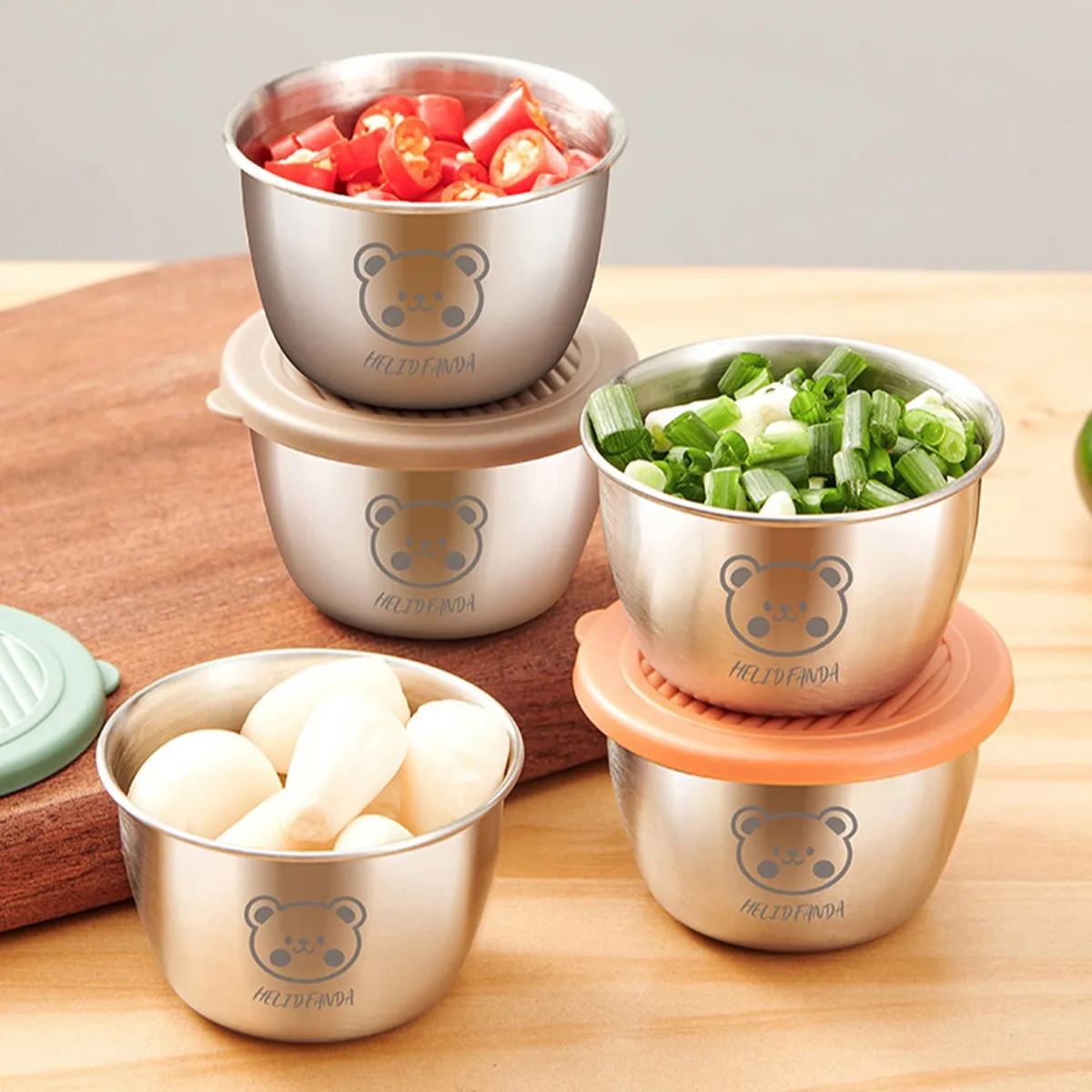 Sauce Dipping Cup - 304 roestvrijstalen kruidenbakjes en sausbakjes met