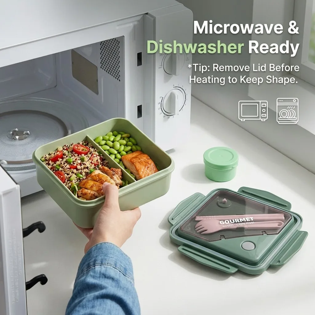 Afgesloten plastic lunchbox me - Meal Prep Or Prep Meal recensie en prijs