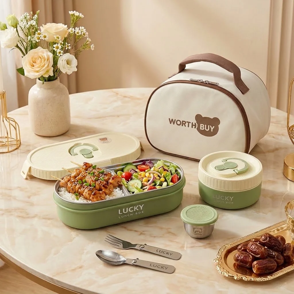 304 roestvrijstalen lunchboxse - Meal Prep Or Prep Meal recensie en prijs